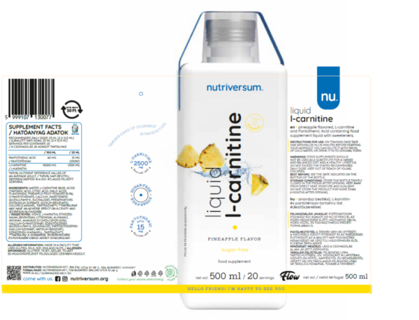 L-Carnitina bevanda (500ml) - immagine 2