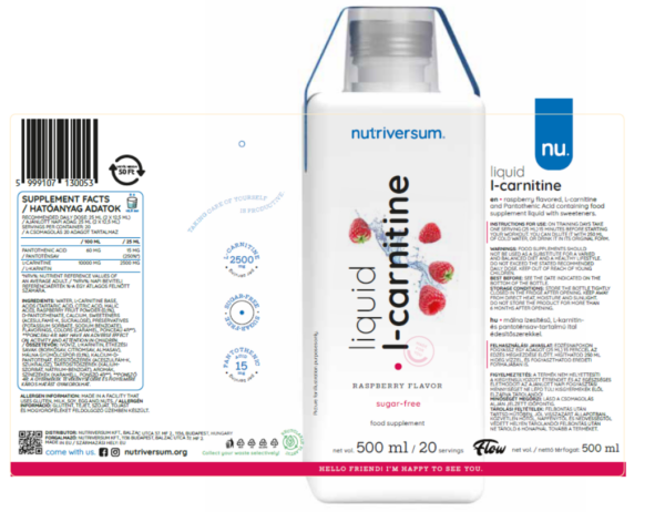 L-Carnitina bevanda (500ml) - immagine 3
