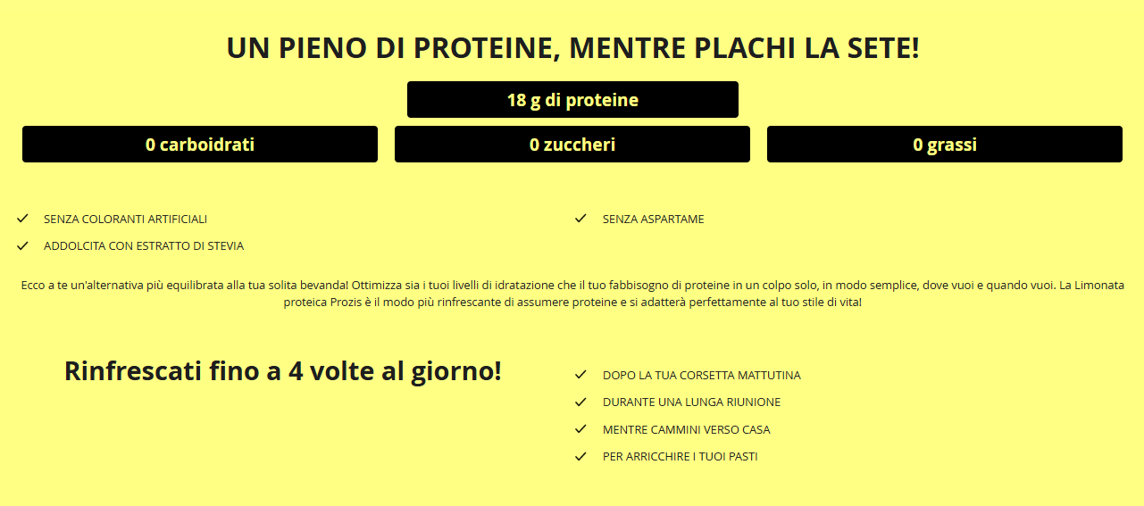 2 x Protein Lemonade (500 ml) - immagine 2