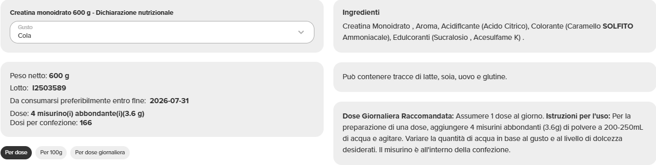 Creatina Monoidrato - immagine 9