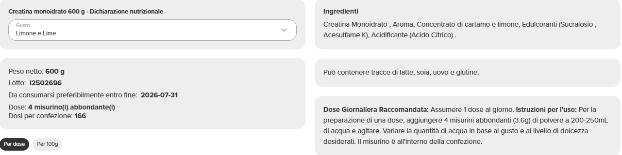 Creatina Monoidrato - immagine 10