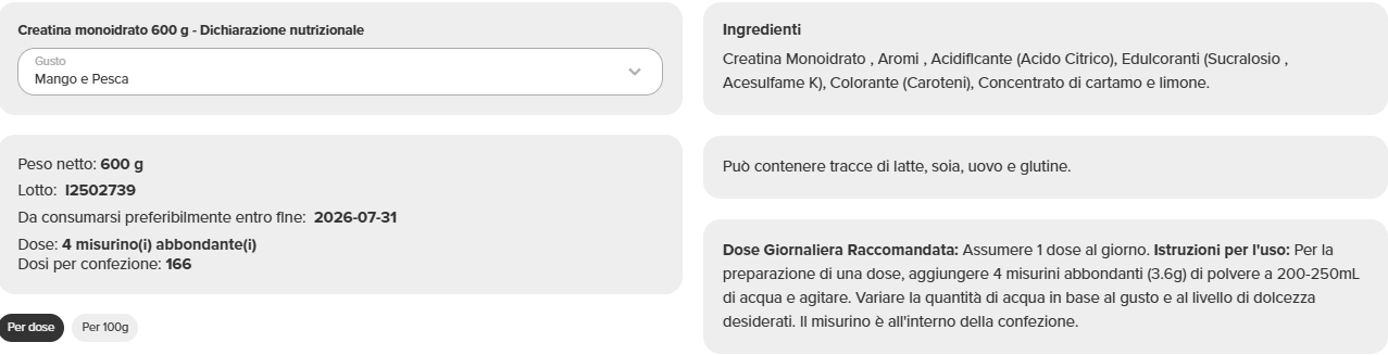 Creatina Monoidrato - immagine 11