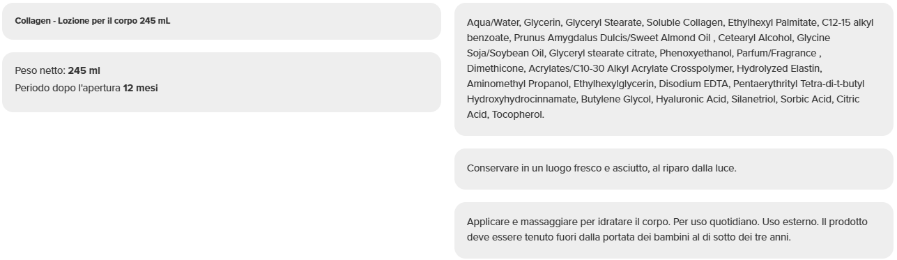 Collagen - Lozione per il corpo (245 ml) - immagine 2