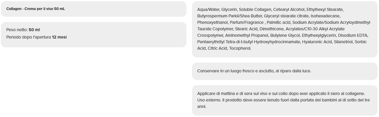 Collagen - Crema per il viso (50 ml) - immagine 2